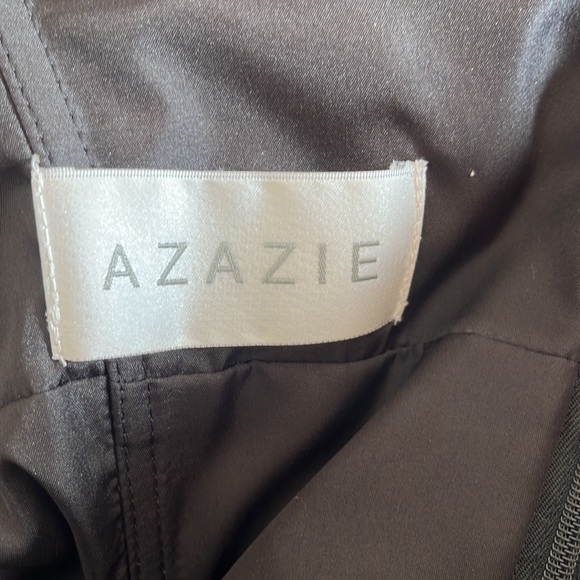 Azazie Bonnie - Size A8 - Black Chiffon - Picture 7 of 9